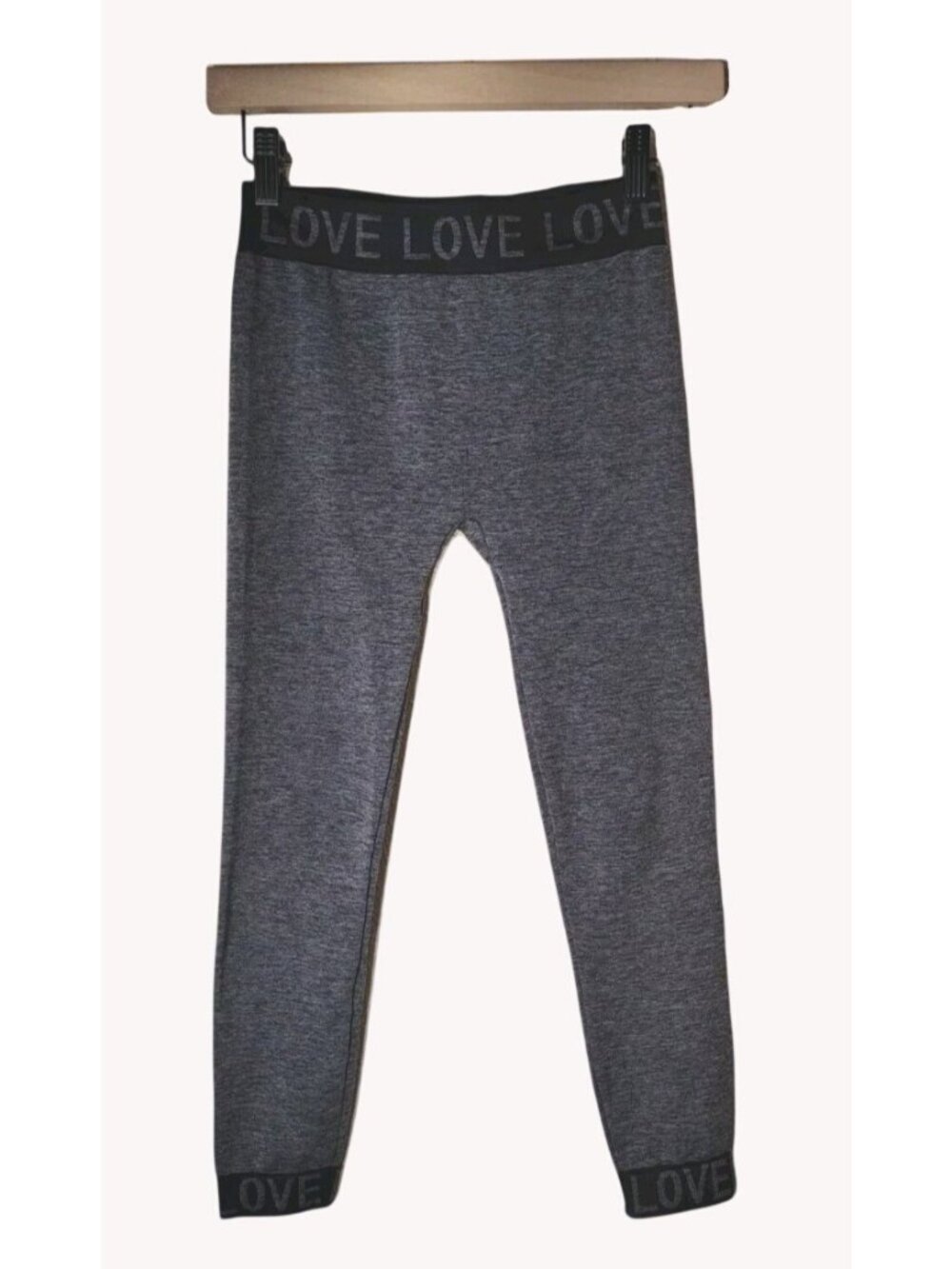 Soho Sport Leggings Girls 10 Knit Stretch Cuffed